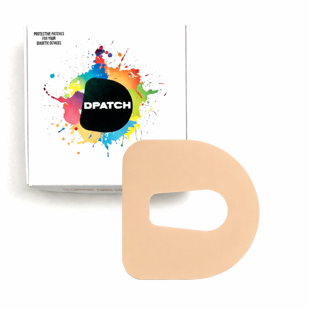 Patch sensore CGM ovale con ritaglio liscio Dexcom G6 monocolore