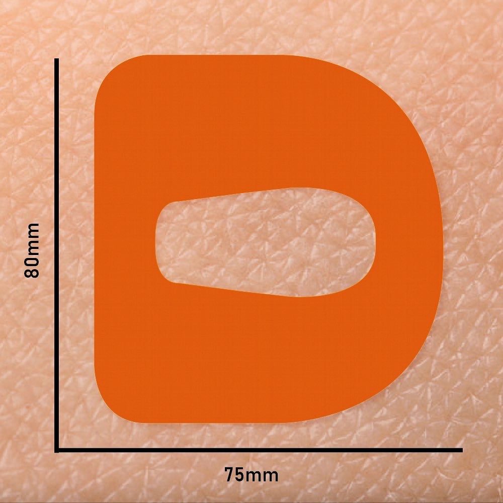 Dexcom G6 - Patch campione LISCIA ritagliata