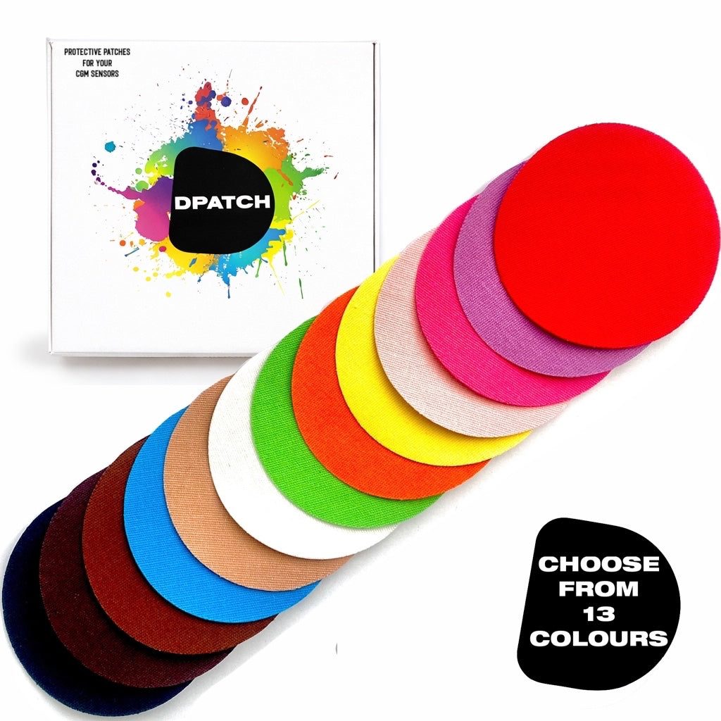 Patch sensore Guardian – Copertura sensore adesiva resistente all'acqua | Cotone, scegli i tuoi colori – Patch D